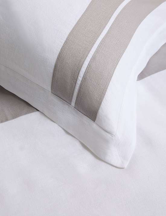 Pure Linen Panel Bedding Set