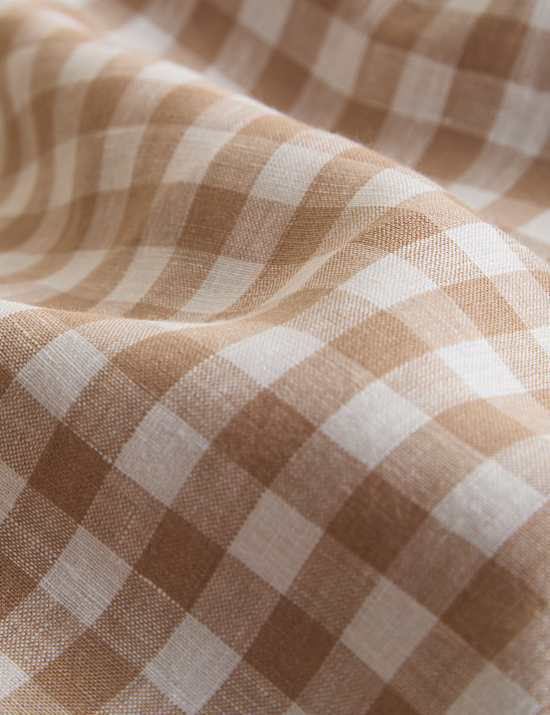 Pure Linen Gingham Bedset