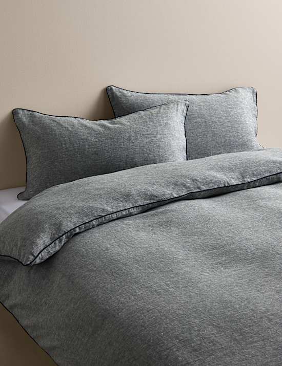 Pure Linen Chambray Bedding Set