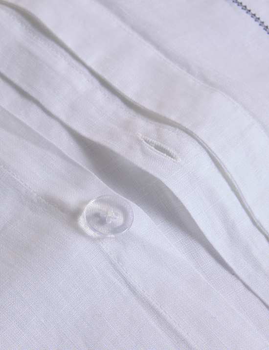 Pure Linen Embroidered Bedding Set