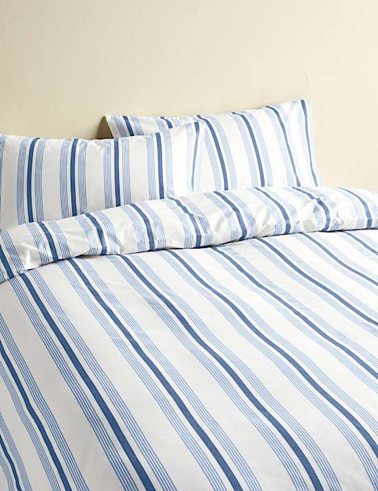 Pure Cotton Striped Bedding Set