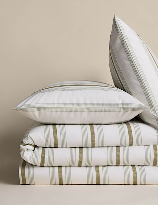 Pure Cotton Striped Bedding Set