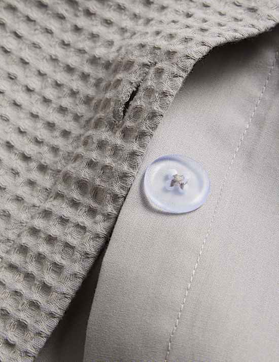 Washed Cotton Waffle Bedding Set