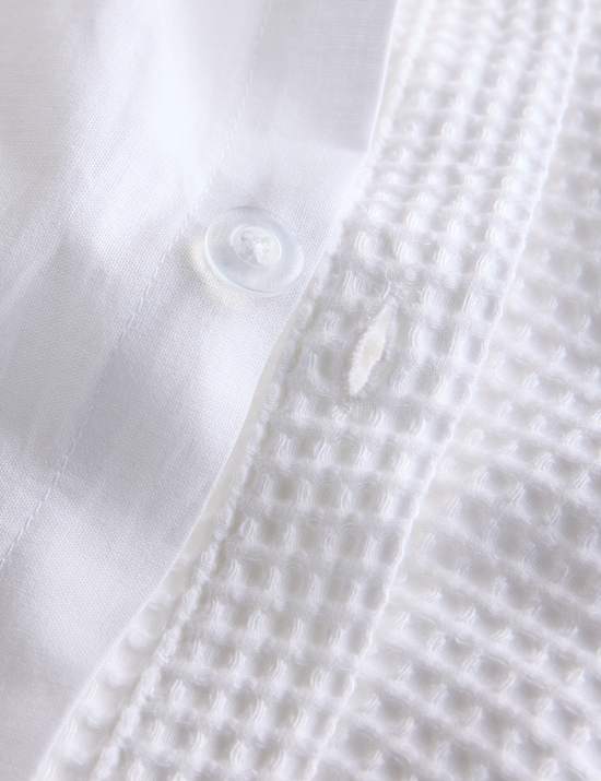 Washed Cotton Waffle Bedding Set