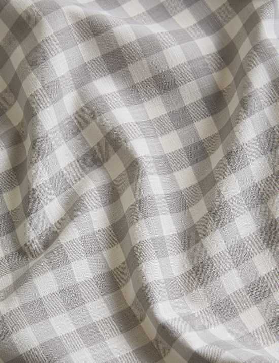 Pure Cotton Gingham Reversible Bedding Set