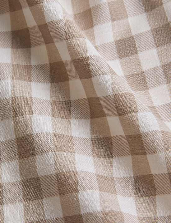 Pure Cotton Gingham Reversible Bedding Set