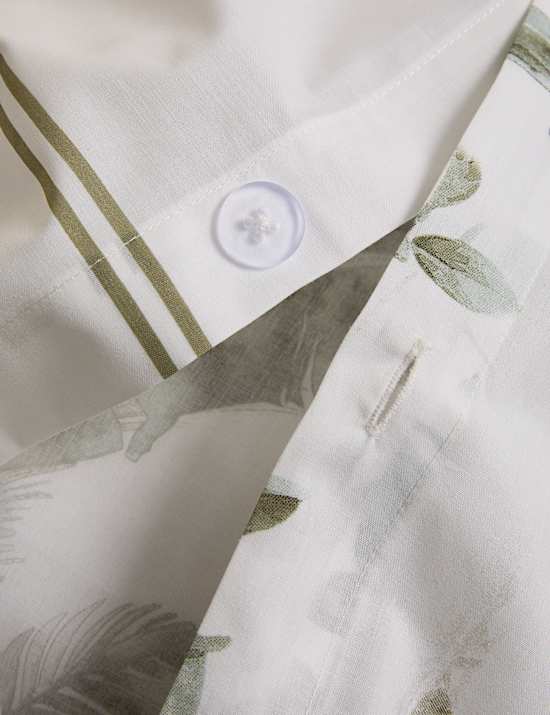 Pure Cotton Botanical Reversible Bedding Set
