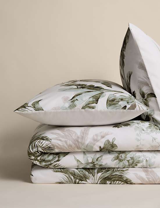 Pure Cotton Botanical Reversible Bedding Set