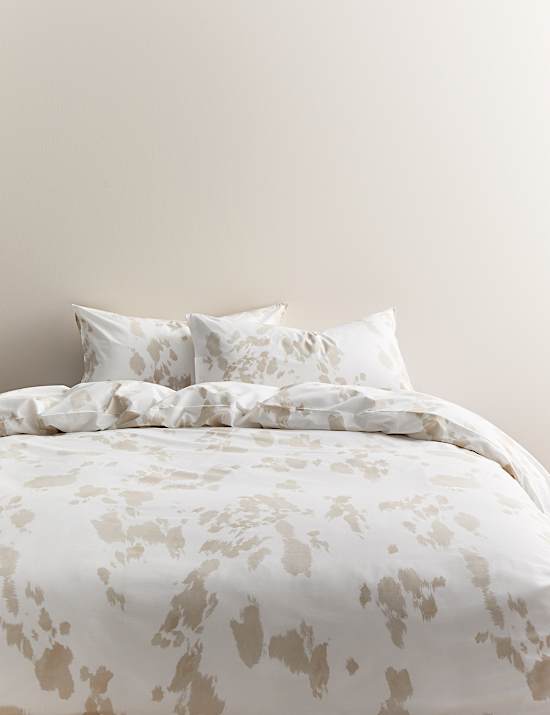 Cotton Rich Cow Print Bedding Set