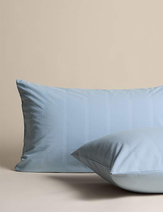 Pure Cotton Striped Seersucker Bedding Set