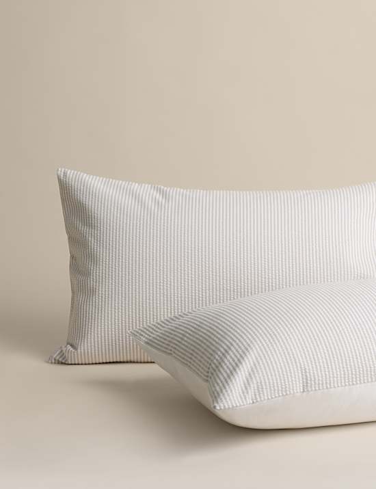 Pure Cotton Striped Seersucker Bedding Set