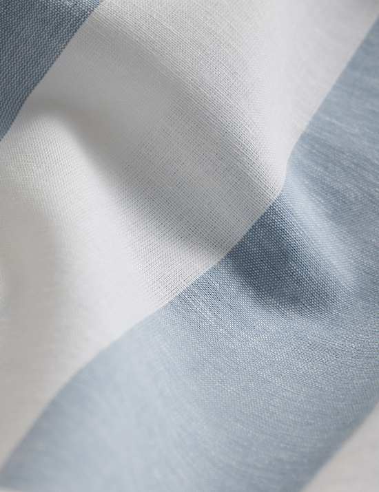 Linen Blend Striped Yarn Dye Bedding Set