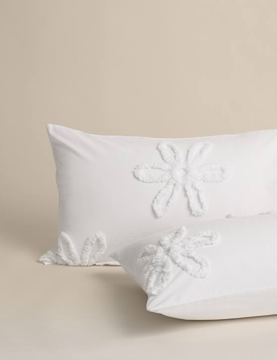 Pure Cotton Tufted Flower Bedding Set