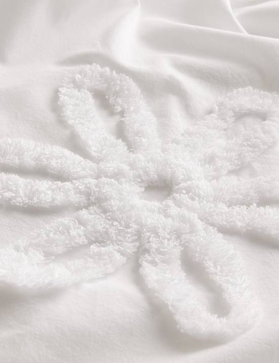 Pure Cotton Tufted Flower Bedding Set