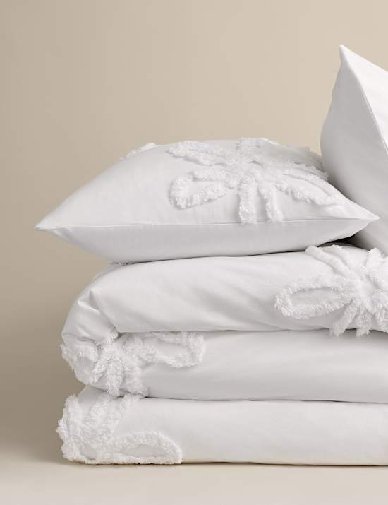 Pure Cotton Tufted Flower Bedding Set