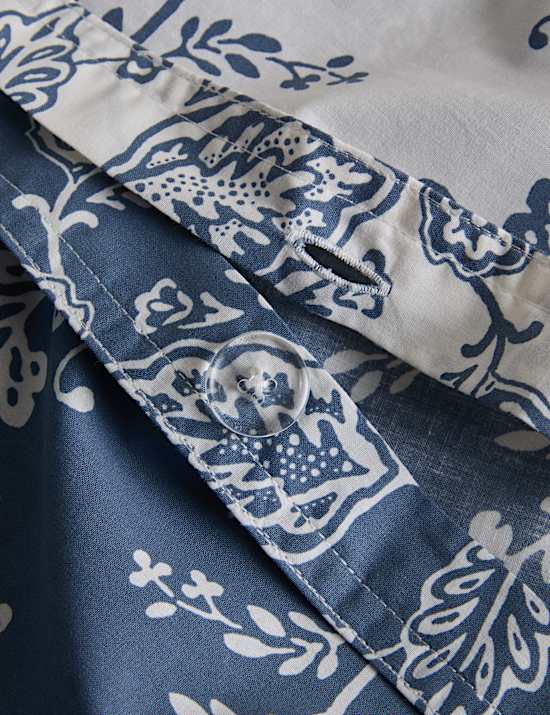Cotton Rich Trailing Floral Bedding Set