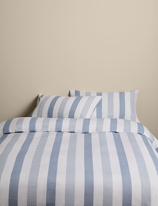 Pure Cotton Signature Stripe Bedding Set