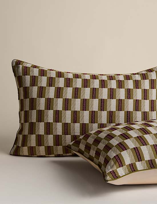 Checkerboard Gauze Jacquard Bedding Set