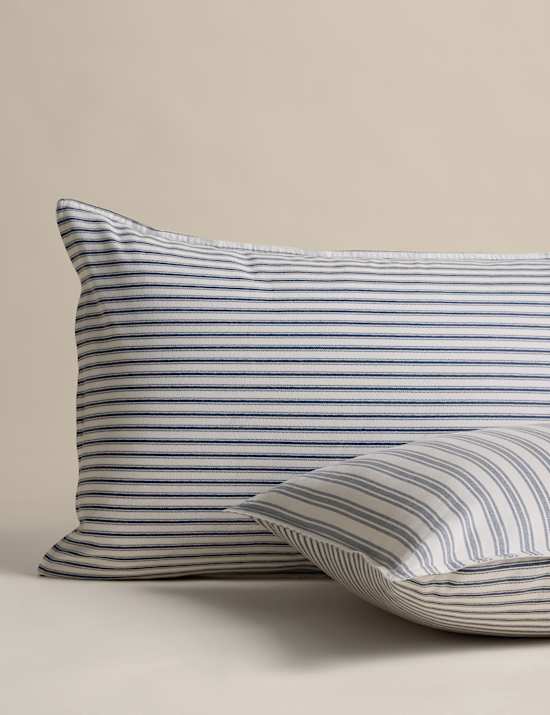 Brushed Cotton Striped Bedding Set