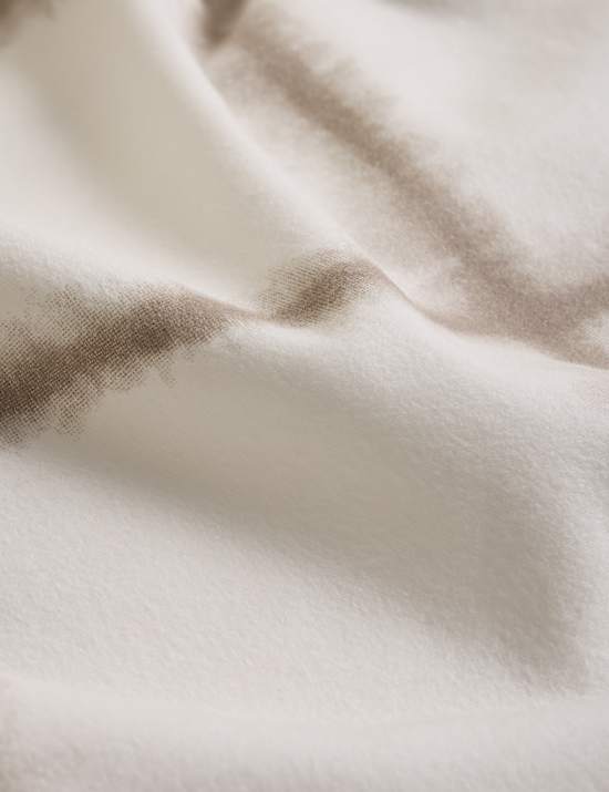 Brushed Cotton Blurred Check Bedding Set