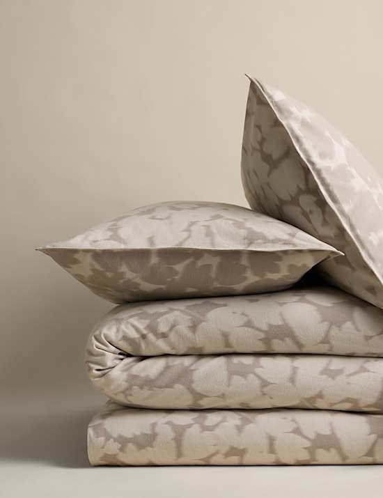 Pure Brushed Cotton Fern Print Bedding Set
