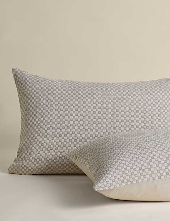 Pure Cotton Geometric Matelasse Bedding Set