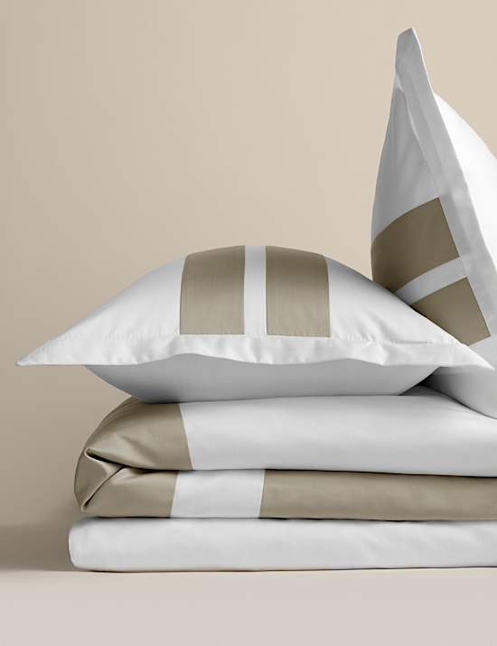 Sateen Stripe Bedding Set