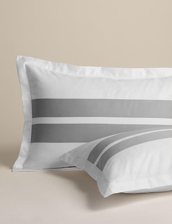 Sateen Stripe Bedding Set
