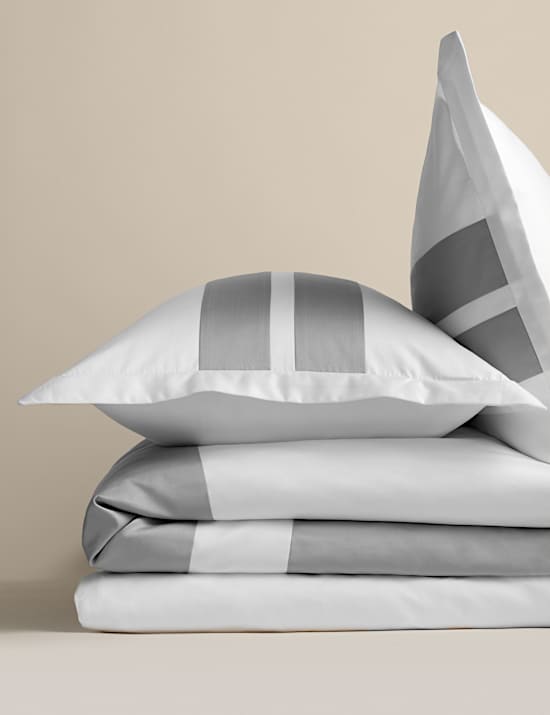 Sateen Stripe Bedding Set