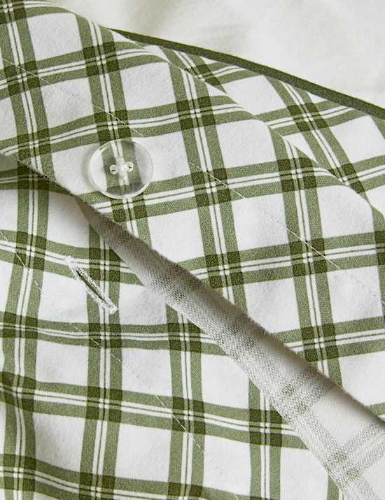 Pure Brushed Cotton Tree Print Reversible Bedding Set