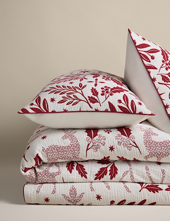 Woodland Pure Cotton Jacquard Bedding Set