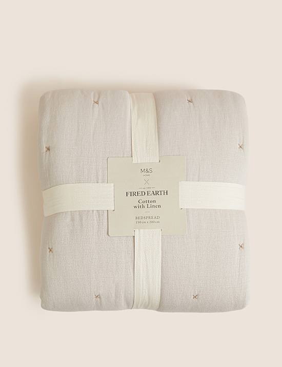 Seprai Katun dengan Linen