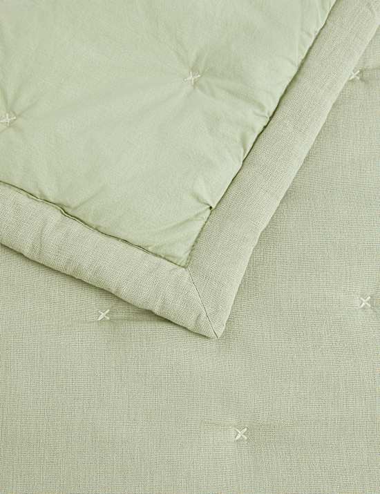 Cotton with Linen Bedspread