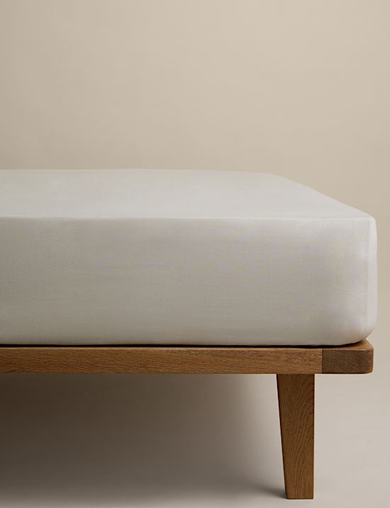 Easy Care Cotton Blend Fitted Sheet
