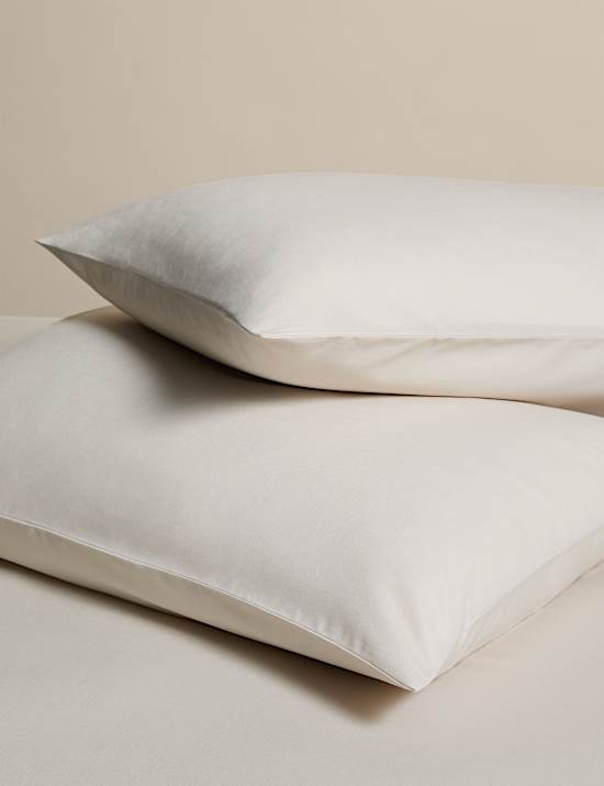 2 Pack Non-Iron Cotton Blend Pillowcases