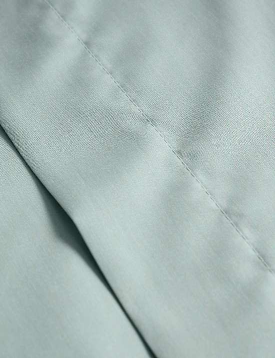 Drap plat en lyocell dot&eacute; de la technologie Stay Cool