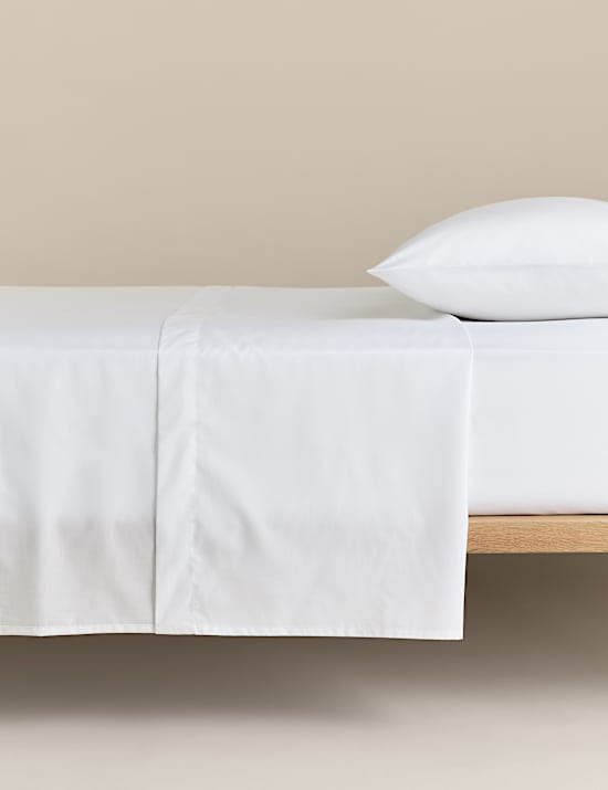 Drap plat en lyocell dot&eacute; de la technologie Stay Cool