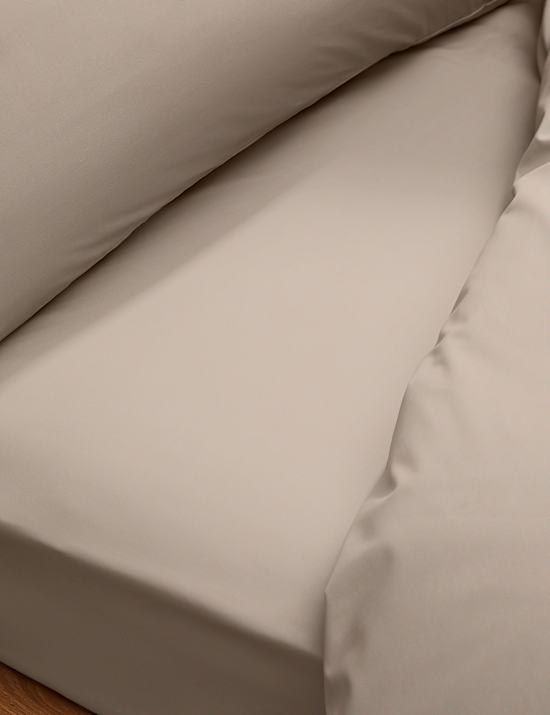 Egyptian Cotton 230 Thread Count Crisp Fitted Sheet