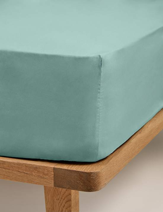 S&aacute;bana bajera extraprofunda de algod&oacute;n egipcio de 230 hilos