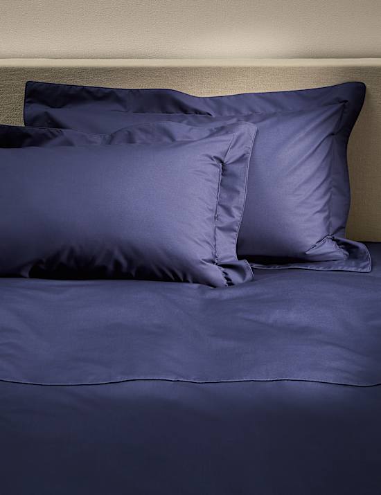 2 Pack Egyptian Cotton 230 Thread Count Crisp Oxford Pillowcases