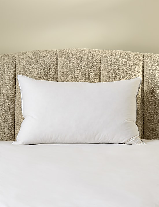 2pk Deluxe Hungarian Goose Feather & Down Firm Pillows