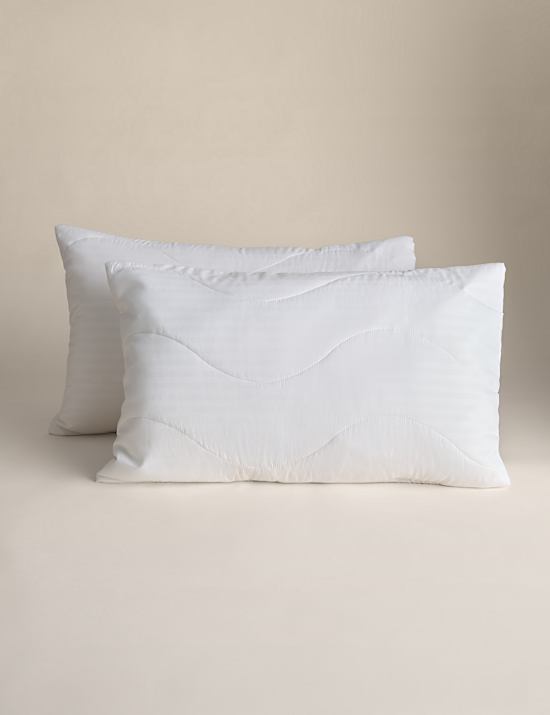 2 Pack Smart Wash & Dry Pillow Protectors