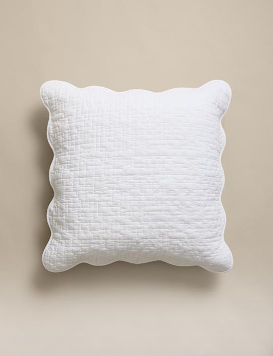 Pure Cotton Scallop Edge Pillow Sham