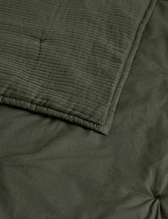 Pure Cotton Gauze Quilted Bedspread