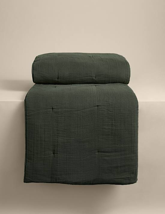 Pure Cotton Gauze Quilted Bedspread