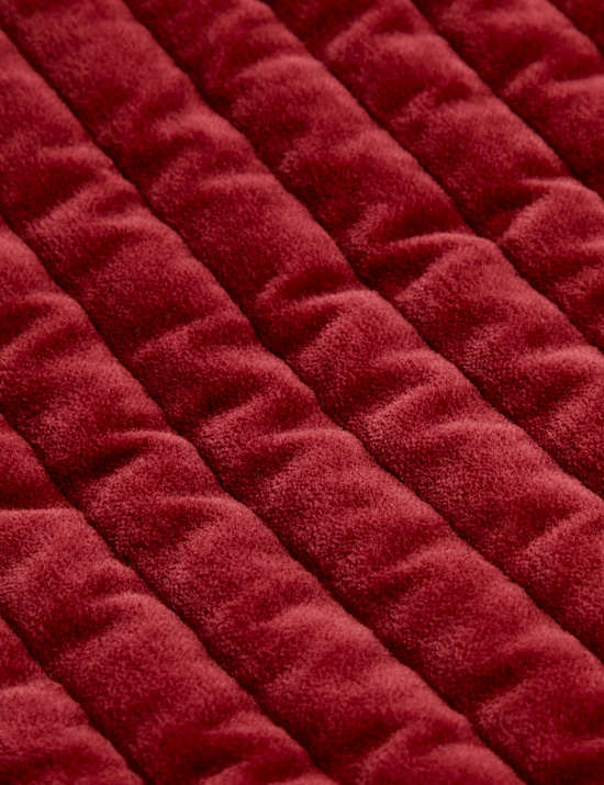 Pure Cotton Velvet Narrow Stripe Pillow Sham