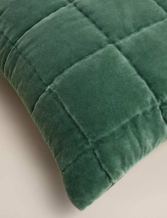 Pure Cotton Velvet Quilted Pillow Sham