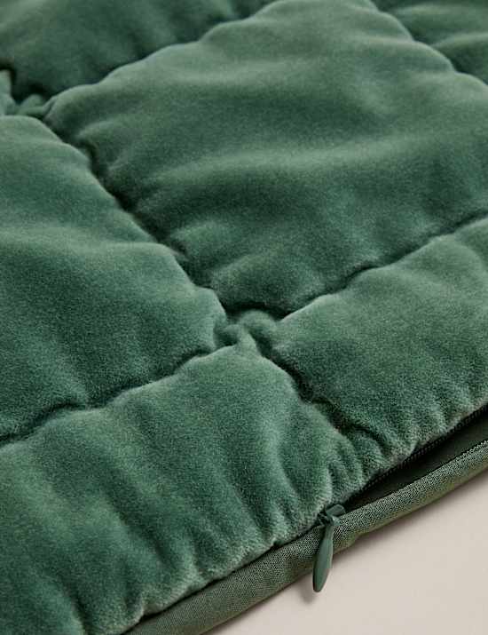 Pure Cotton Velvet Quilted Pillow Sham