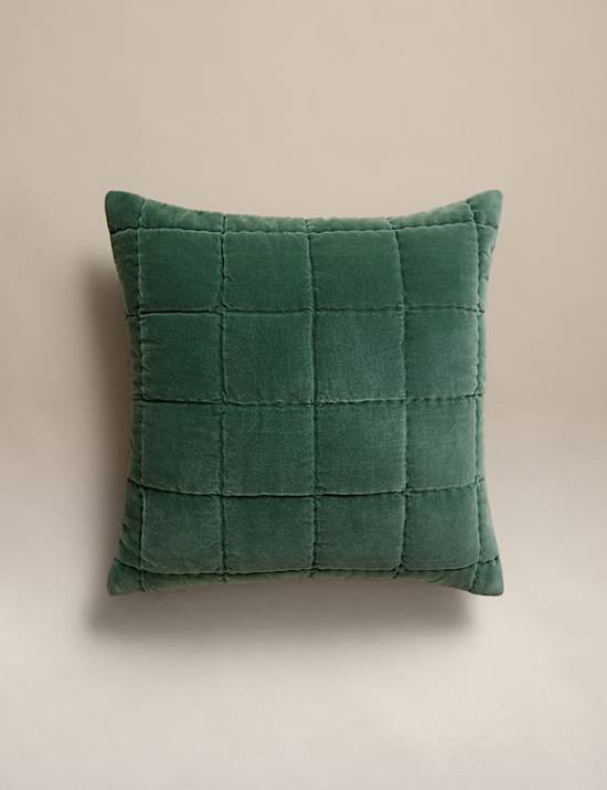 Pure Cotton Velvet Quilted Pillow Sham