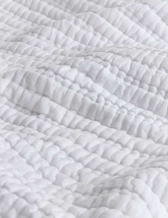 Linen Blend Quilted Bedspread